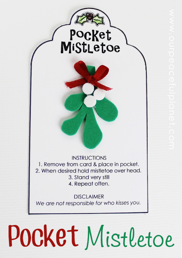 Pocket Mistletoe DIY For Quick Kisses!