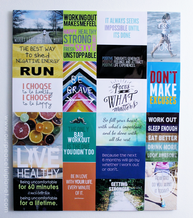 You can make a motivational poster using 4x6 prints, some foam board and spray adhesive! Download our free graphics. You'll be inspired before you know it!