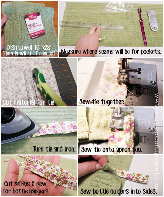 Speed clean like the pros using this little pocket apron.  We’ll show you how to whip one up using a kitchen towel. The trick to helping your basic cleaning go faster is in how you use the pockets in the apron. Fill them right and you’ll start knocking time off your cleaning schedule. Grab our FREE PRINTABLE PATTERN!   