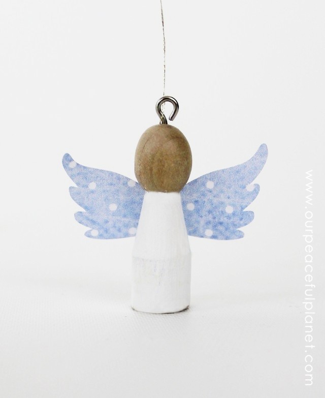 Bring good luck into your life with these cute little good luck fairies made from regular clothespins! You can hang them anywhere!