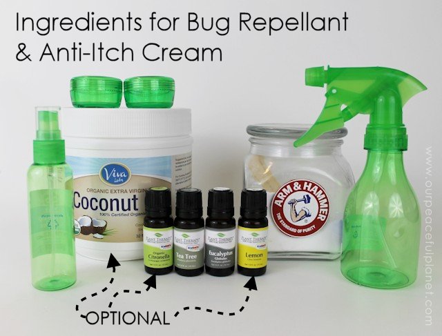 You don’t have to use dangerous insect repellants containing DEET. We’ve got a natural bug repellant you can easily make that works wonderfully and won’t harm the body in any way. We’ve also got some anti-itch cream you can make in case you do get bit. Plus, we have some really nice FREE DOWNLOADABLE LABELS!