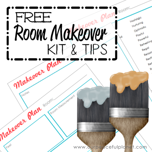 What happens when you use our FREE ROOM MAKEOVER KIT? Awesome! By using the free tools shown and downloading our printable kit you’ll be organized and on your way to making your home beautiful in no time!