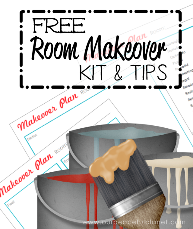 What happens when you use our FREE ROOM MAKEOVER KIT? Awesome! By using the free tools shown and downloading our printable kit you’ll be organized and on your way to making your home beautiful in no time!