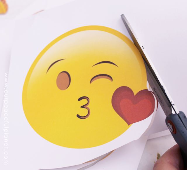 Free Emoji Fans Made from CDs with Printable 4