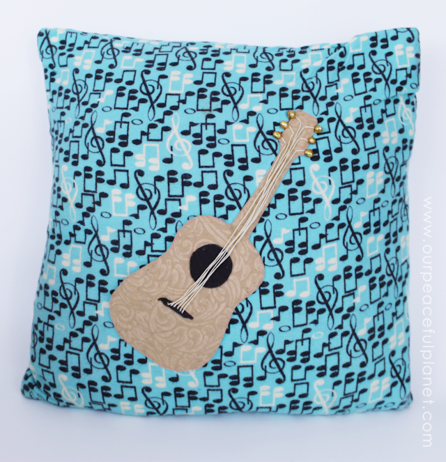 Easily create an inexpensive custom pillow cover in 10 minutes using fabric, felt and glue, that is both beautiful and unique using our free patterns.