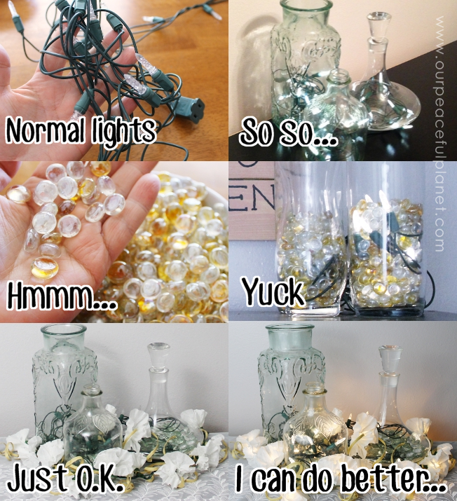 Twinkle lights add a bit of magic to any room! You can make twinkle light jars in a matter of minutes! All it takes is the right type of inexpensive lights!