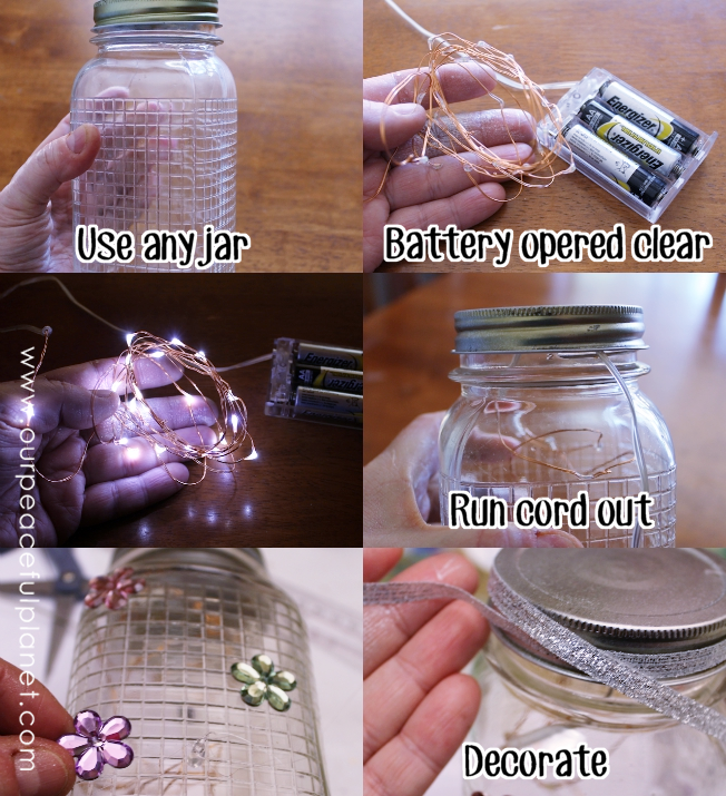 ETwinkle lights add a bit of magic to any room! You can make twinkle light jars in a matter of minutes! All it takes is the right type of inexpensive lights!