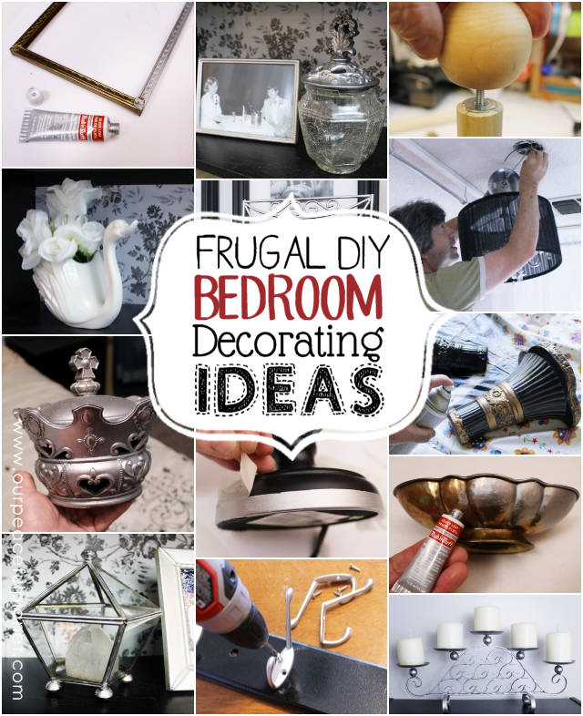 Looking for frugal DIY bedroom decorating ideas? We've got a lot of them to inspire you! You'll be amazed at what you can do with things you already have.