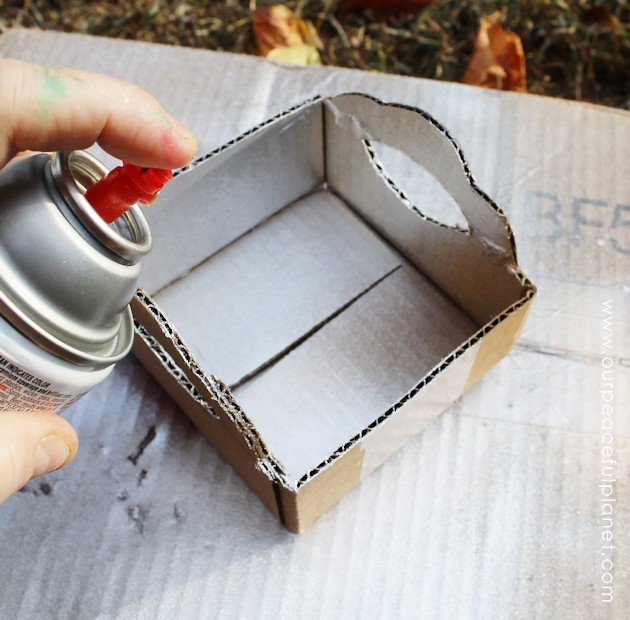 We'll show you how to turn a small cardboard box into a beautiful upcycled Celtic style container! All you need is some a hot glue gun and a little paint.