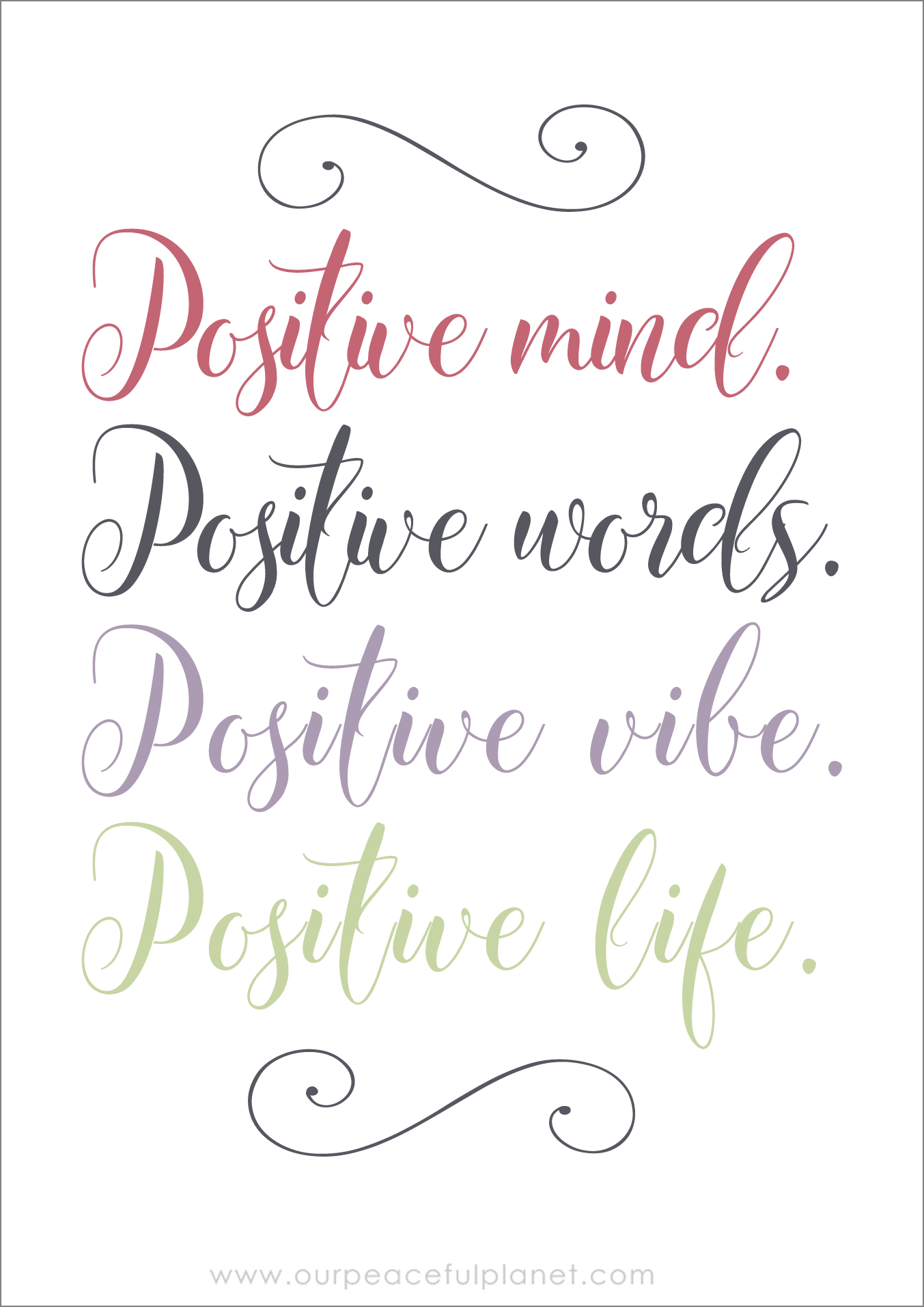 Positive Mind Positive Words Positive Vibe Positive Life