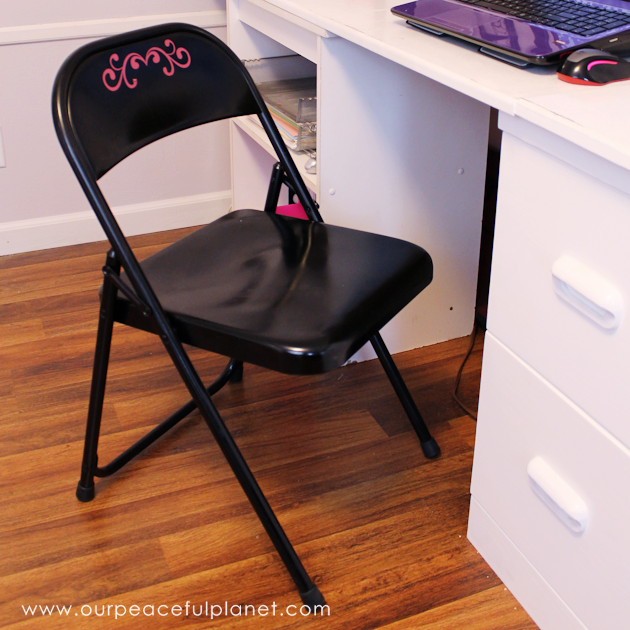 Quick Folding Chair Makeover