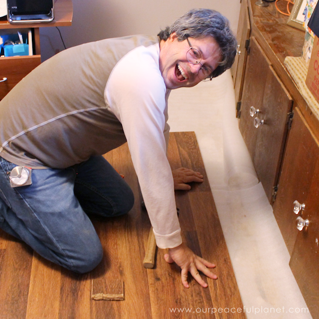 Almost anyone can learn how to install laminate flooring. Check out our step by step instructions with photos. It's easier and cheaper than you might think! 