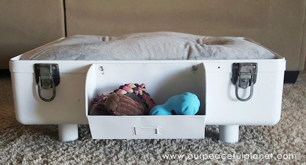 DIY Dog Bed from Suitcase 36