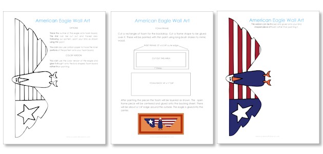American Eagle Art From Foam Board Download