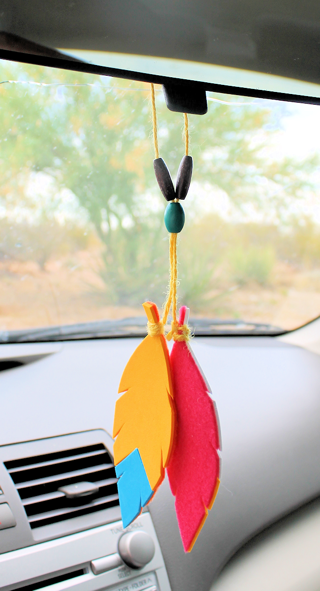 How To Make A Colorful Reusable Car Air Freshener