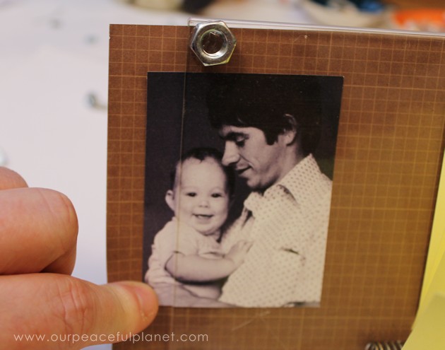 Looking for unique yet simple and inexpensive DIY Father's Day gift ideas? Check out our personalized notepad photo frame tutorial and other great ideas!
