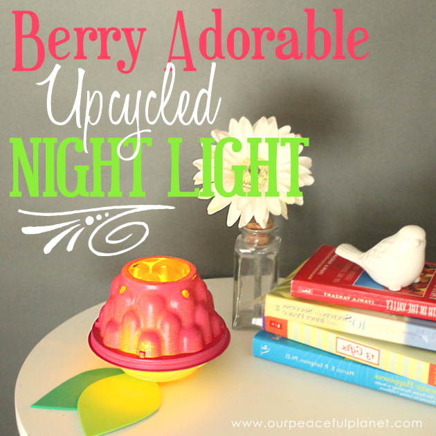 Check out this "Berry" Amazing and Easy DIY Room Decor Light made from a small plastic cherub tomato container. A brilliant upcycle project for all ages!