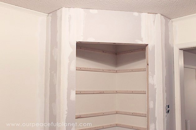 Add Space Convenience With A Simple Diy Pantry - Corner Pantry Shelves Diy