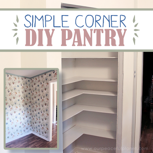 Convenience With A Simple Diy Pantry, Diy Freestanding Pantry Shelves