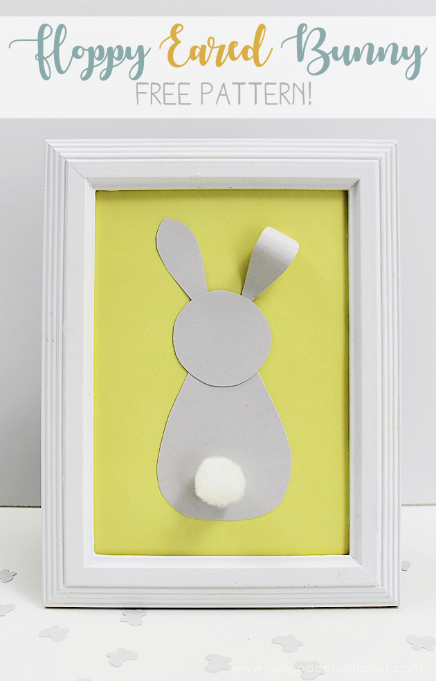 This year add a cute little floppy eared bunny to your Easter decorations. He takes 5 minutes to make with our free pattern and is also a wonderful gift. 