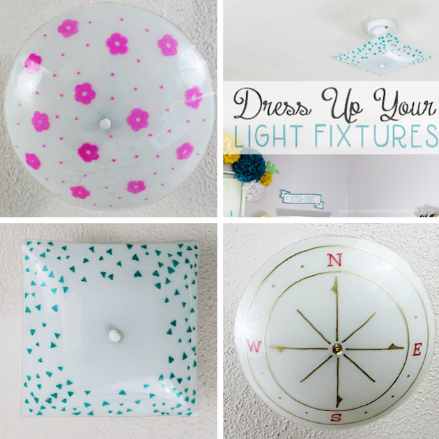 These unique light fixtures are easy, safe and inexpensive to make. They're also perfect for renters. So grab our free patterns or create your own.