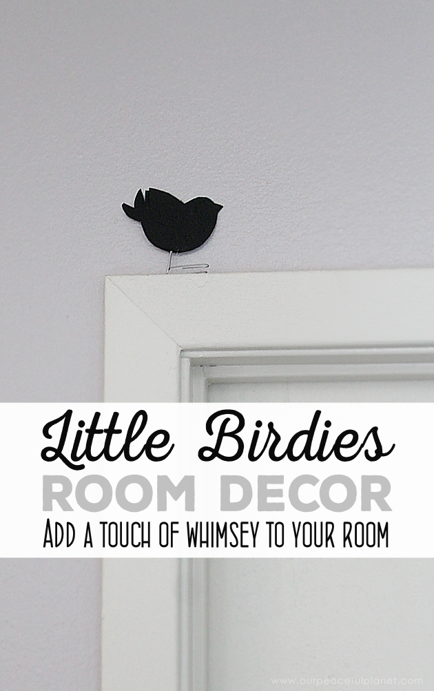 These sweet little birdies are perfect for a touch of whimsy DIY room decor and they can be placed in any room you like! Sit them on shelves, mantles, on top of books... you can even put a row on top of a door jam! Using our pattern you can make whatever colors you like. All you need is the paper of your choice and two paperclips and glue.