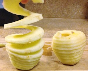 Apples Sliced in Slicer
