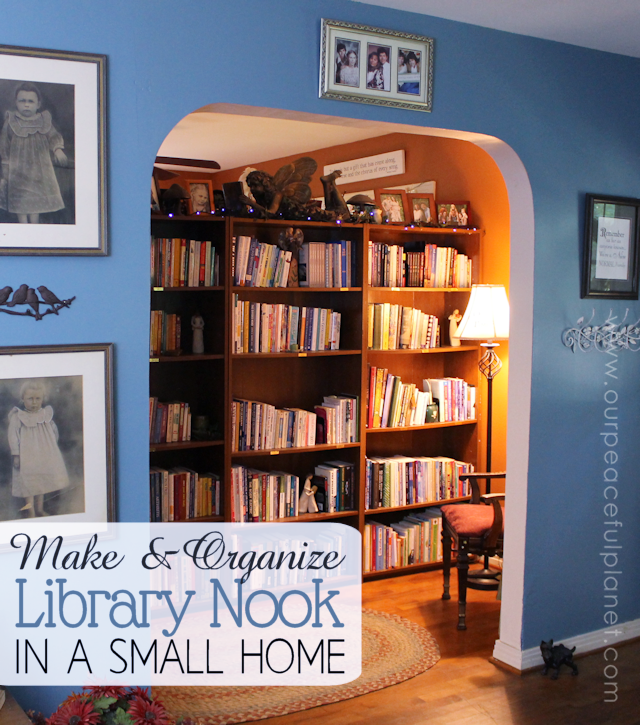 Make and Organize a Library Nook in a Small Home