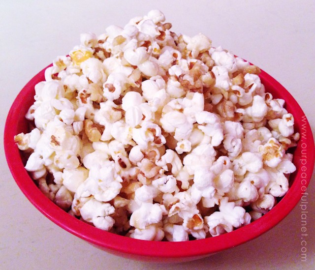 Sticky Good For You Popcorn abcd