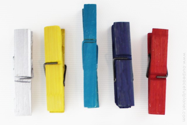 How To Color Clothespin