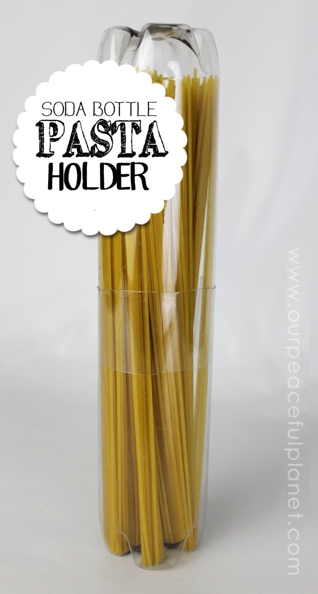Soda Bottle Pasta Holder