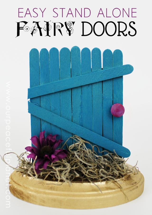 Easy Stand Alone Fairy Doors Tutorial
